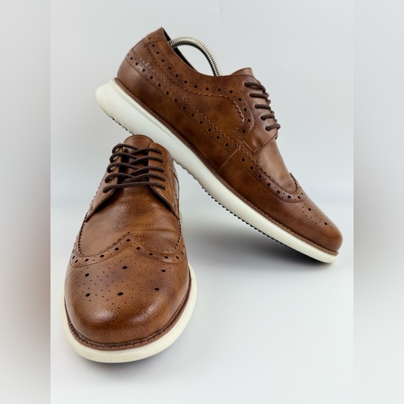 Van Heusen Luke Memory Foam Comfort Oxford Wing-Tip Shoes, Men's Size 11.5M - Picture 11 of 11